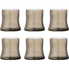 Bloomingville Glas Bloomingville Florentine Glasses Gray Set of 6 Pieces Drinking Glass
