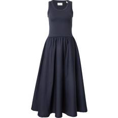 Gant Klänningar Gant Midi Jersey Woven Combo Dress - Black