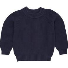 Økologisk bomuld Bluser & Tunikaer Copenhagen Colors Organic Rib Bluse - Navy
