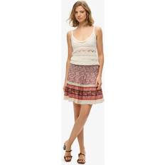 Superdry Kjolar Superdry Damen Patchwork-Minirock - Pink