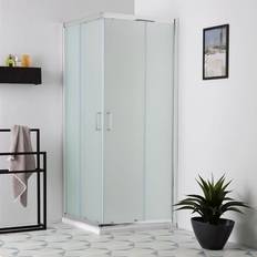 Cabine Doccia Box Doccia Quadrato 70x70 cm con Apertura Scorrevole
