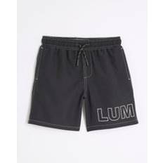Swim Shorts Children's Clothing River Island Boys Luminis Swim Shorts - Black