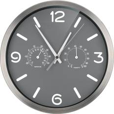 Bresser Stainless Steel 250x250mm Gray Wall Clock