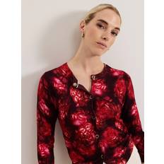 Phase Eight Cardigans Phase Eight Dani Floral Cardigan - Red