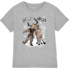 Frozen Childrens Kids Snow Bros Kristoff Sven T-Shirt - 5-6 Years