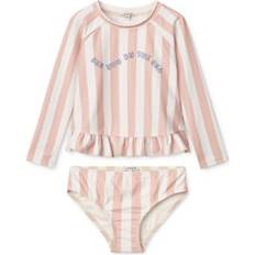 Bikinier Børnetøj Liewood Dagny Badesæt Y/D Stribe - Sorbet Rose/Creme