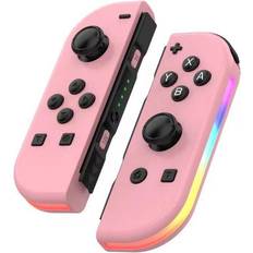 Game Controllers PlayMc Nintendo Switch Joycon Controller Pair Set RGB