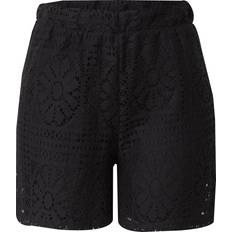 Spets Byxor & Shorts Vila Virkad Shorts - Svart