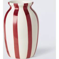 John Lewis Hand Painted Striped Stoneware H18 cm Vase