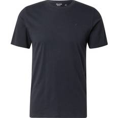Hollister Figursyet T-shirt Med Ikonlogo - Sort
