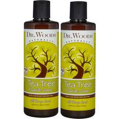 Dr. Woods Pure Tea Tree Liquid Castile Soap 16 Ounce Pack of 2