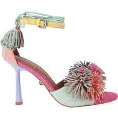 Multicoloured - Women Heeled Sandals Kurt Geiger Pom Pom Heeled Sandals - Multi