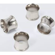 Steel Napkin Rings John Lewis Hammered Steel Rings Set of 4 Silver Napkin Ring