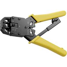 DeleyCON För Modulära Kontakter Westernplugg RJ11 RJ12 RJ45 6P4C 6P6C 8P8C 4P4C 4P2C Crimptång