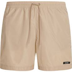 Calvin Klein Bruna Badkläder Calvin Klein Medium Drawstring Swim Shorts - Khaki