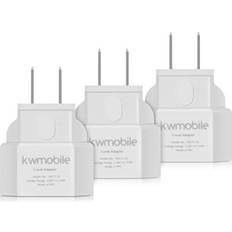 Kwmobile 3 x Reseadapter USA