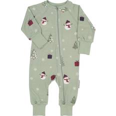 Geggamoja Nattplagg Geggamoja Pyjama Bambus Snowman - 86/92