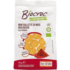Snack Fior Di Loto Biocroc Mini Gallette Mais 40 G