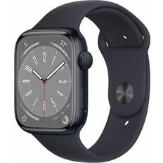 Apple Watch Series 8 45mm Middernacht Aluminium Behuizing