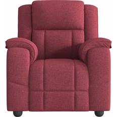 vidaXL Massageliege Weinrot Stoff Massagesessel