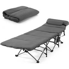 Camas de camping Costway Cama De Camping Plegable De Viaje 185 x 65 x 41 cm