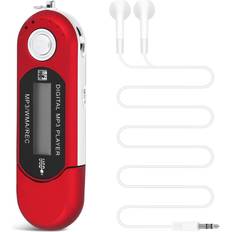 MP3 Players SEM 8G USB Flash Drive MP3 Player FM Walkman Red