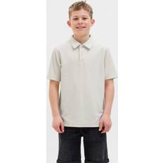 Pojkar Pikétröjor Barnkläder Jack & Jones Pikétröja Junior Vit