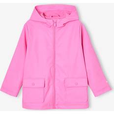 Girls - Grey Rainwear Vertbaudet Hooded Raincoat For Girls - Rose