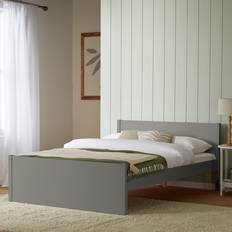 Beds & Mattresses Ability Habitat Jenson Double Wooden Bed Frame - Grey