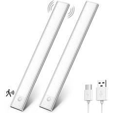 Under Cabinet Kitchen Lights 31cm 2 Pack Wardrobe Lighting