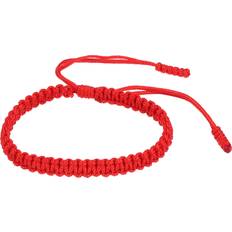 Red Bracelets Uxcell Lucky Handmade Braided Rope String Bracelet - Red
