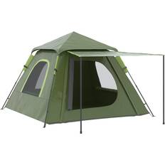 Camping y Aire libre OutSunny Tienda De Camping PU2000 Mm 210 x 210 x 150 cm