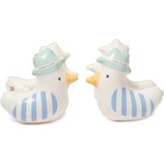 Simbälten Sunnylife Sid The Seagull Blue Stripe Kids Inflatable Arm Bands