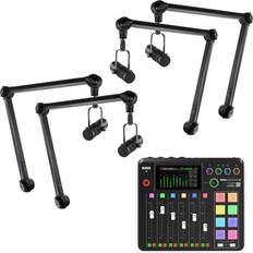 Rødecaster pro ii Red Rødecaster Pro II Podcast Pakke 4 Personer
