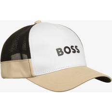 Beige Caps Children's Clothing BOSS Boys Colourblock Mesh Cap - Beige/Black