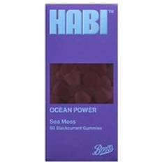 Black Currant Supplements Boots Habi Ocean Power  Sea Moss 60 pcs