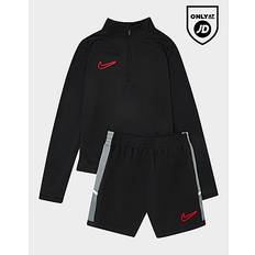 M Övriga sets Nike Academy 1/4 Zip Top Shorts Set Children - Black