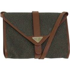 Saint Laurent Preloved Vintage Envelope-Style Crossbody Bag - Gold