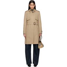 Beige Winn Trench Coat - Light Camel