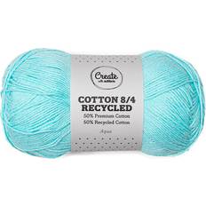 Adlibris Cotton 8/4 Garn 100 g Recycled Aqua A753