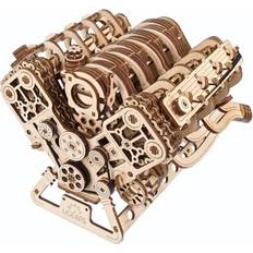 Ugears V8 Engine Model Kit 776 Pcs
