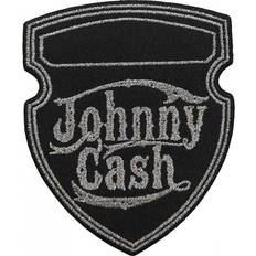 Svarta Tygmärken & Laglappar Mason Cash Johnny Cash Aufnäher zum Aufbügeln One Size schwarz/grau