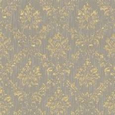 Wallpapers Profhome Baroque Wallcovering Wall Shiny Beige Gold 5.33 m2