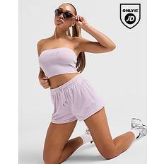 Juicy Couture Byxor & Shorts Juicy Couture Diamante JC Logo Shorts - Purple