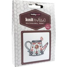 Hobbycraft Watering Can Mini Embroidery Kit