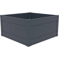 Garden Gear Plastic Raised Bed 60 x 60 cm Grey