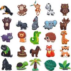 25pcs Animal Shoe Charms