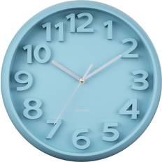 Karlsson Blå Vægure Karlsson Elevated Classic Numbers 33 cm Quartz Vægur