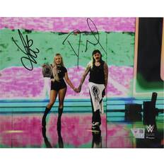 WWE WWE Liv & Dom Autographed Photograph 8 x 10 Inches Wall Decoration