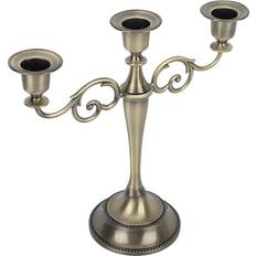Bronze Candle Holders Goolrc Metal 3 Arms High Gloss Retro Exquisite Candle Holder